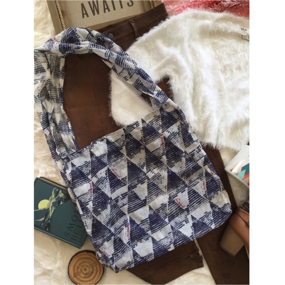 Free People Adriatic Sea Tote Bag Boho Coastal Western - Picture 4 of 13